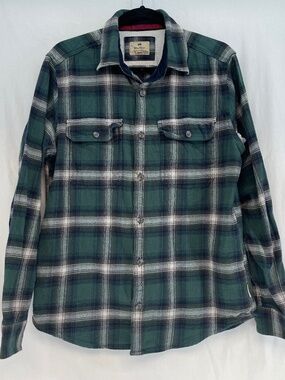 Wind River Flannel Green White Men’s Size Medium